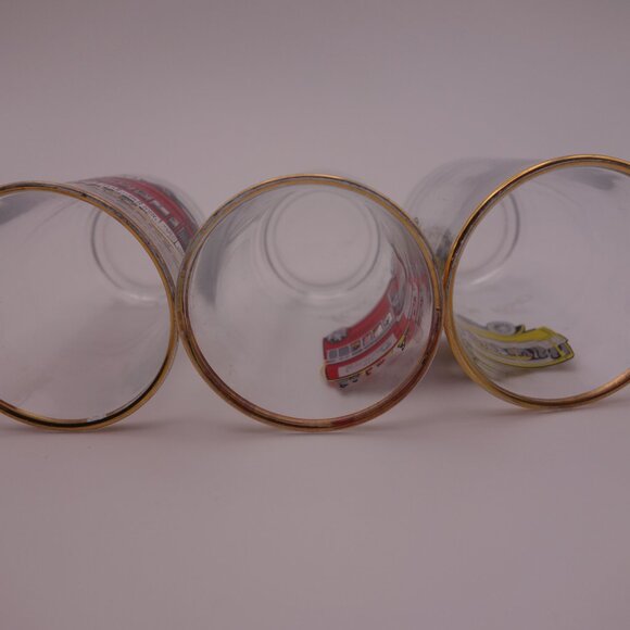 Set of Six Shillibeer Omnibus Hancocks Steam Coach London Omnibus Shot Glasses - Picture 14 of 14